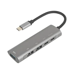 ADAPTADOR TIPO C HUB 5 EN 1 TYPE C/USB 10 Gbps en Costa Rica