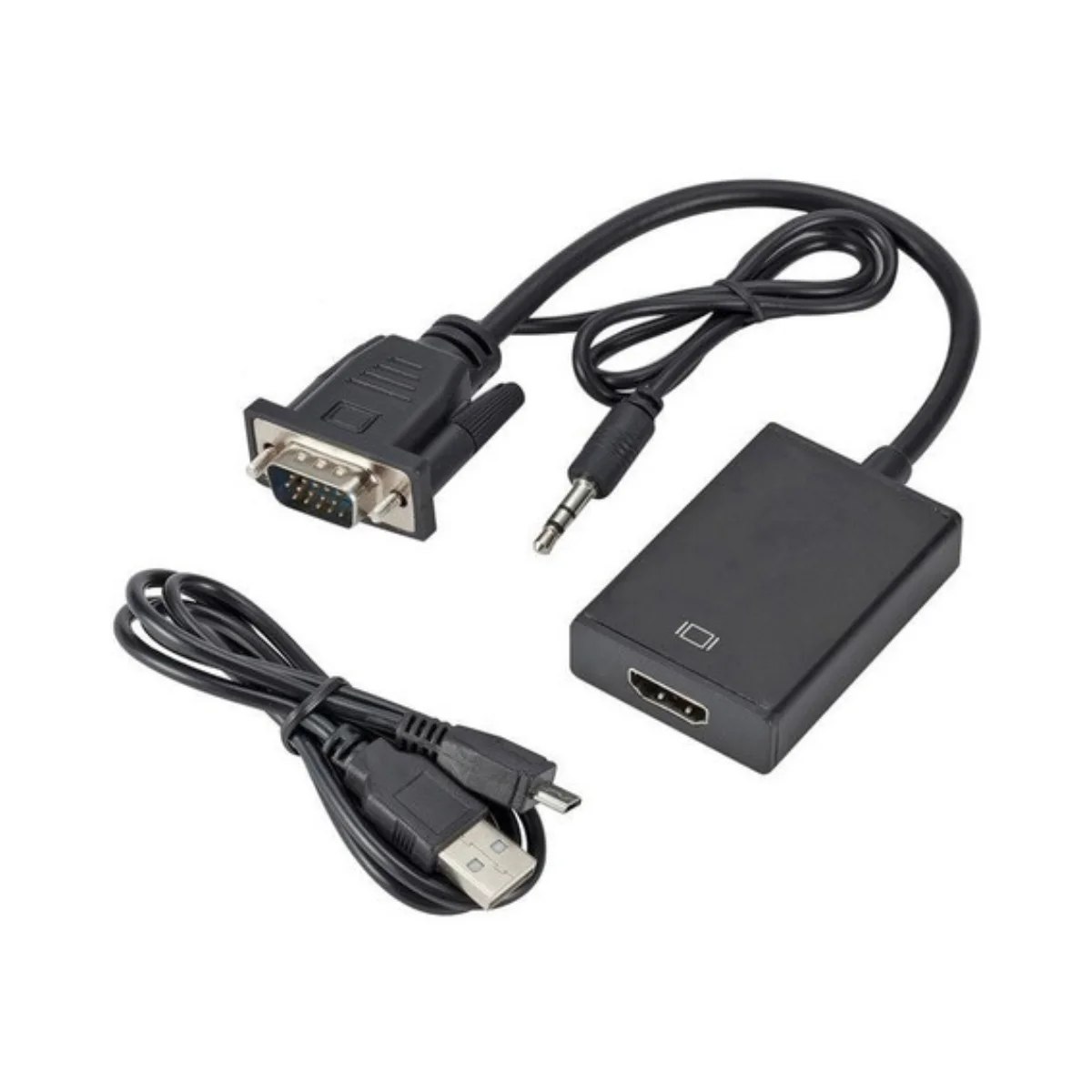 ADAPTADOR VGA A HDMI CON AUDIO 3.5mm en Costa Rica