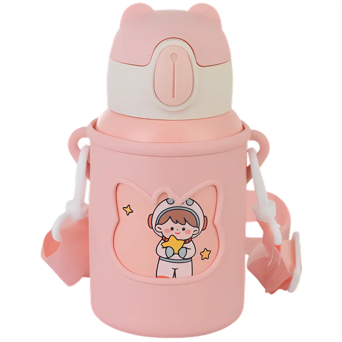 BOTELLA METALICA 450 ML SPACE TRAVEL AGARRE SILICONE en Costa Rica