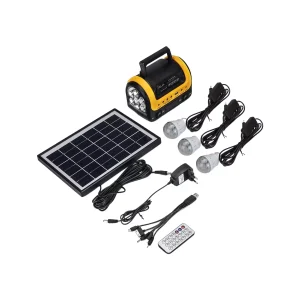 KIT SOLAR RADIO Y 3 BOMBILLOS SDM-0603 en Costa Rica