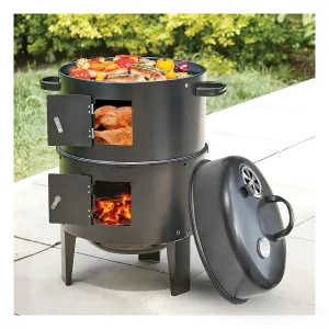 PARRILLA EFHOME TIPO BARRIL AHUMADOR en Costa Rica