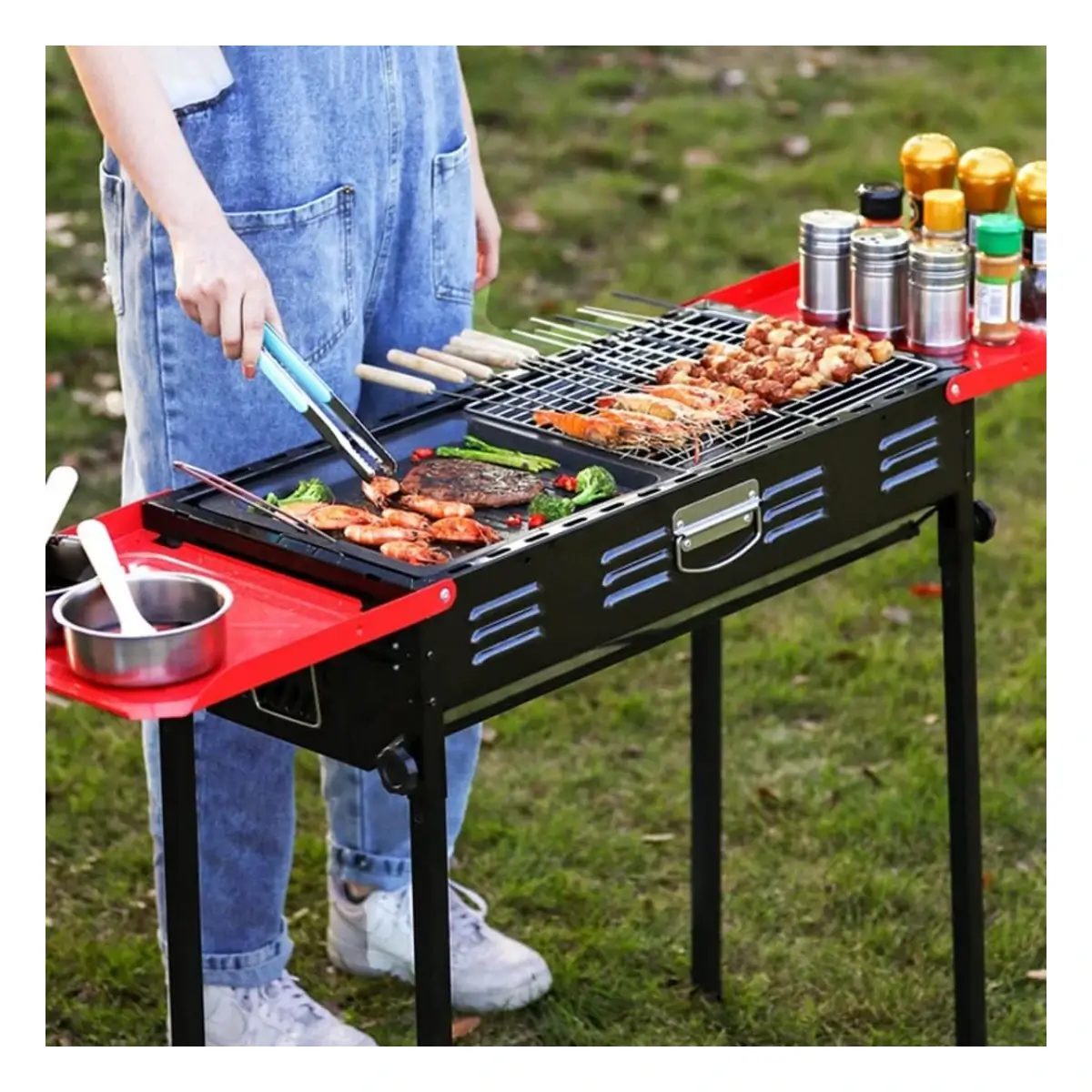 PARRILLA PEGABLE 118*31*70 CM en Costa Rica