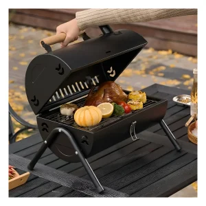 PARRILLA PORTATIL TIPO BARRIL PARA ASADOS 52*32 en Costa Rica