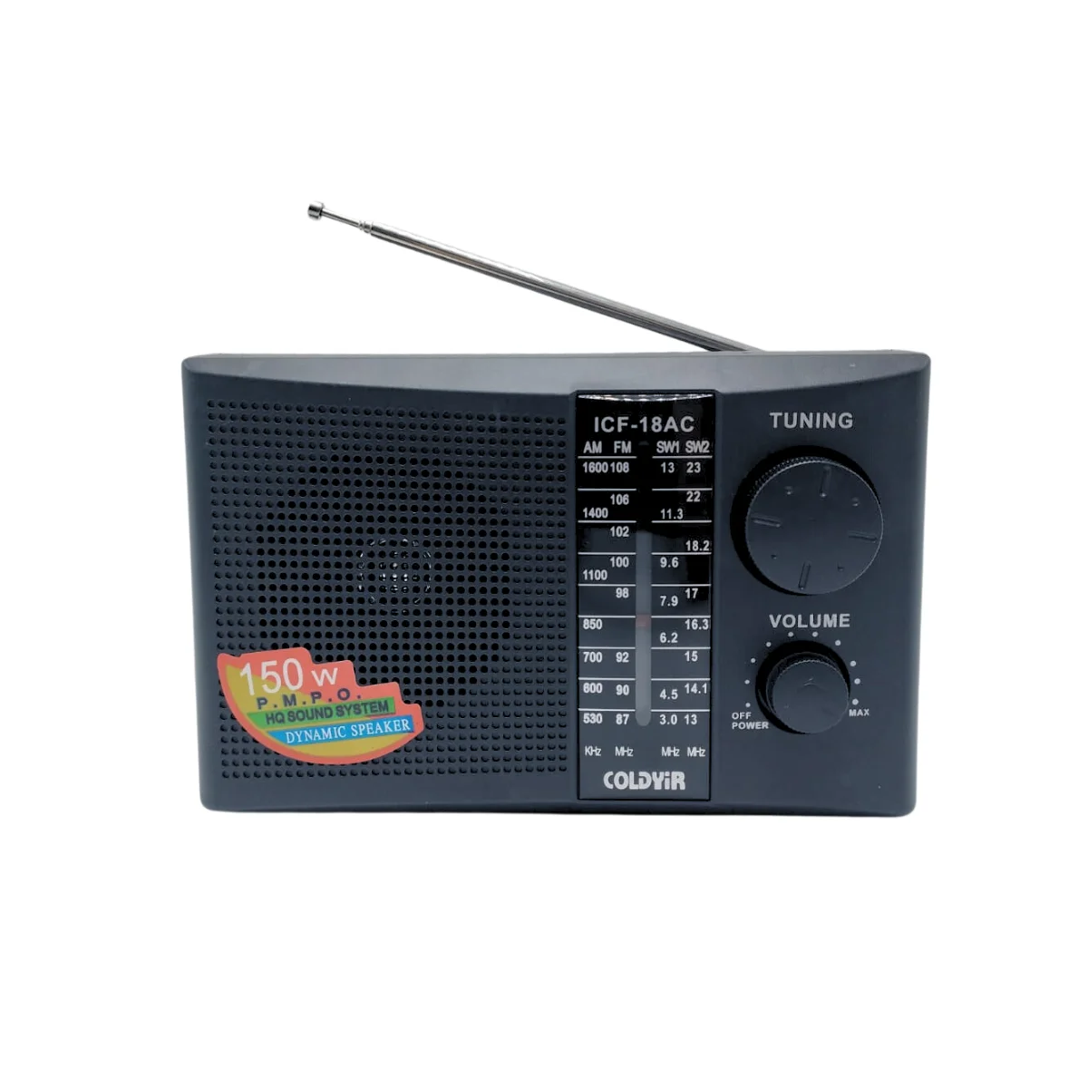 RADIO FM/AM COLDYiR ICF-18AC 110V Y BATERIAS en Costa Rica
