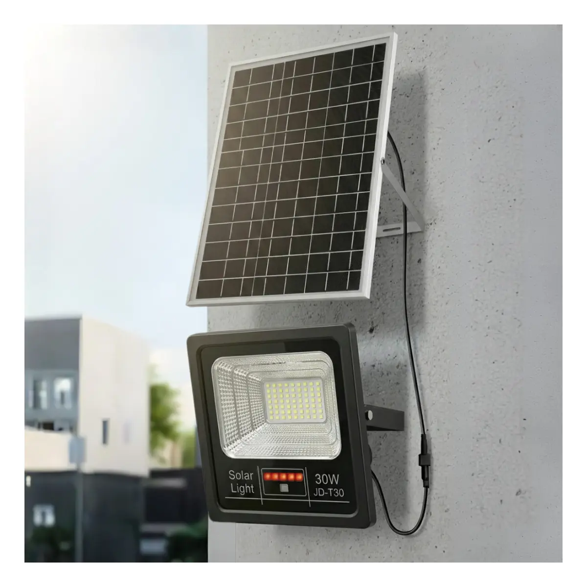 REFLECTOR SOLAR LED 30W JINDIAN JD-T30 en Costa Rica