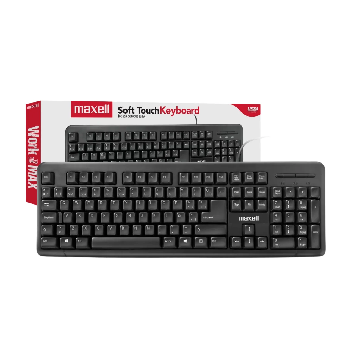 TECLADO MAXELL ALAMBRICO KB-90 en Costa Rica